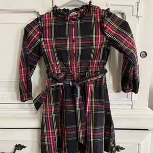 J crew cuts plaid girls dress